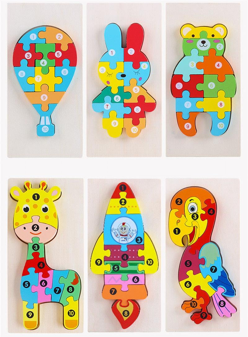 Jigsaw 3D Puzzle Set, Animal Cartoon 3D Puzzle Toys, Blocks Matching Toys, Hand Grip Plate Toddler Toys, Montessori Wooden Puzzles For Children, Kids Educational Learning Jigsaw Puzzle Jigsaw 3D Puzzle Set, Animal Cartoon 3D Puzzle Toys, Blocks Matching Toys, Hand Grip Plate Toddler Toys, Montessori Wooden Puzzles For Children, Kids Educational Learning Jigsaw Puzzle